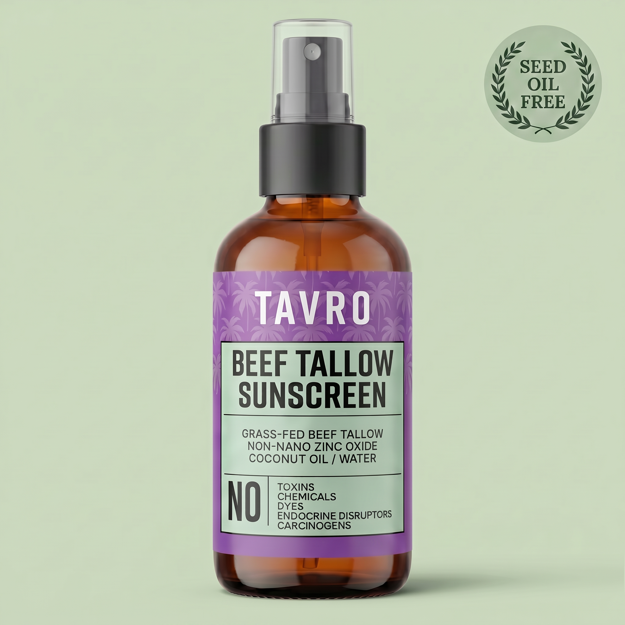 Beef Tallow Mineral Sunscreen Spray