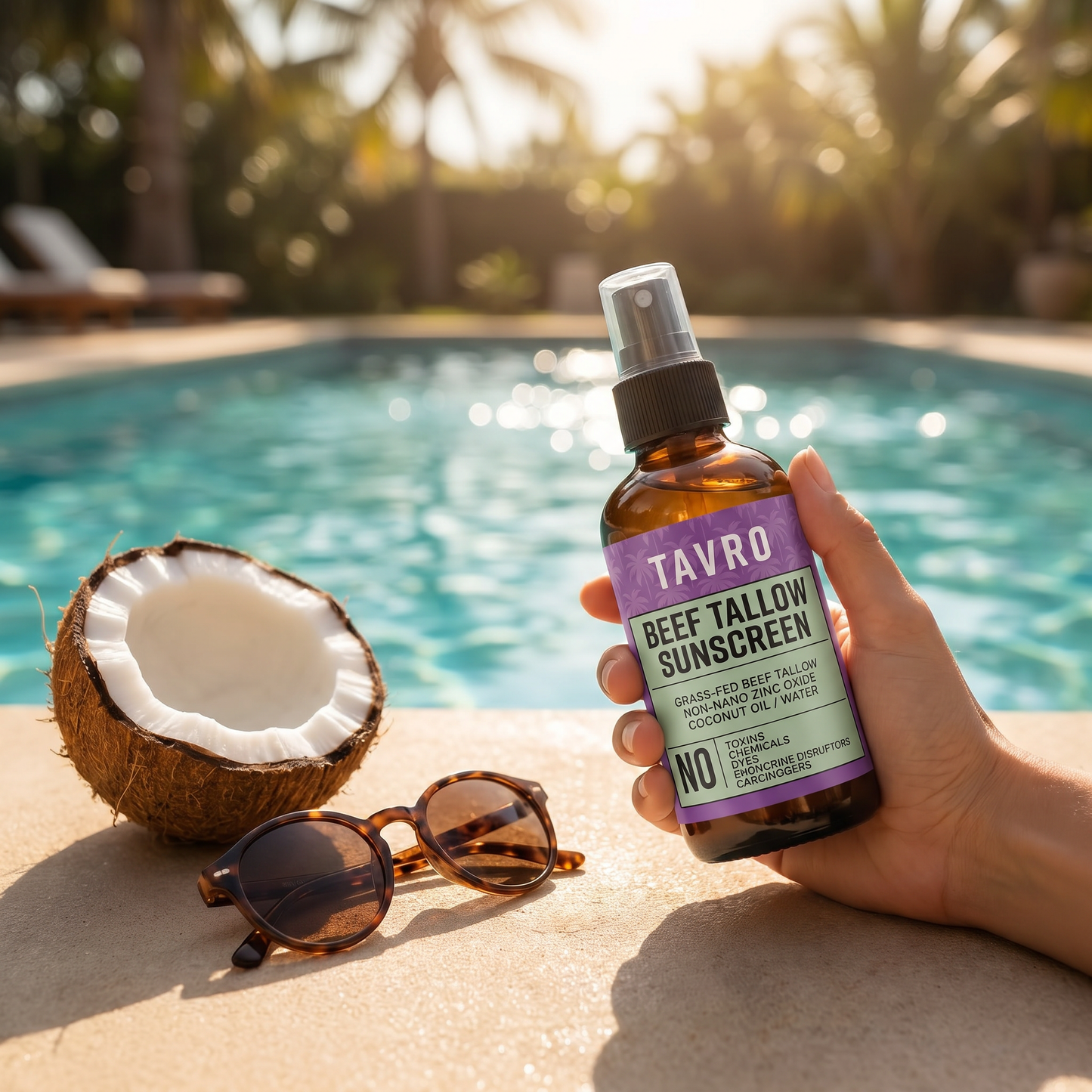 Beef Tallow Mineral Sunscreen Spray