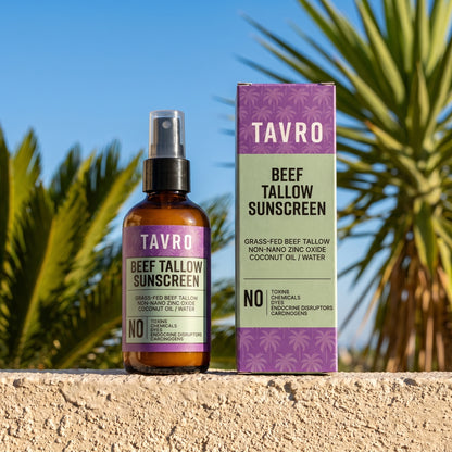 Beef Tallow Mineral Sunscreen Spray