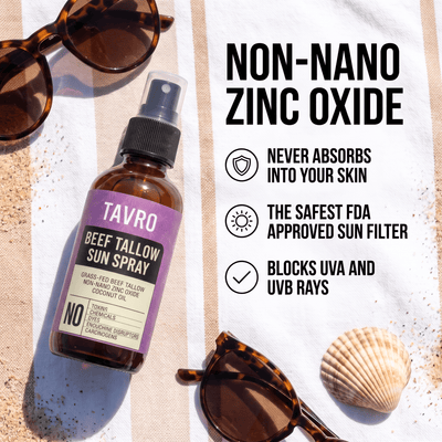 Non-Toxic Beef Tallow Mineral Sun Spray